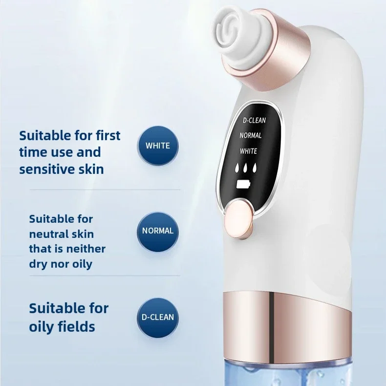 Blackhead Remover Pore Vacuum Face Cleaner Electric Pimple Acne Black Head Removal USB Rechargeable Water Cycle Black Dot Remove acne and blackhead removal tools
