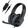 3.5mm Headphones Wired Gaming Headset Earphones For PS4 Play Station 4 Game PC Chat Headset  With Microphone 1
