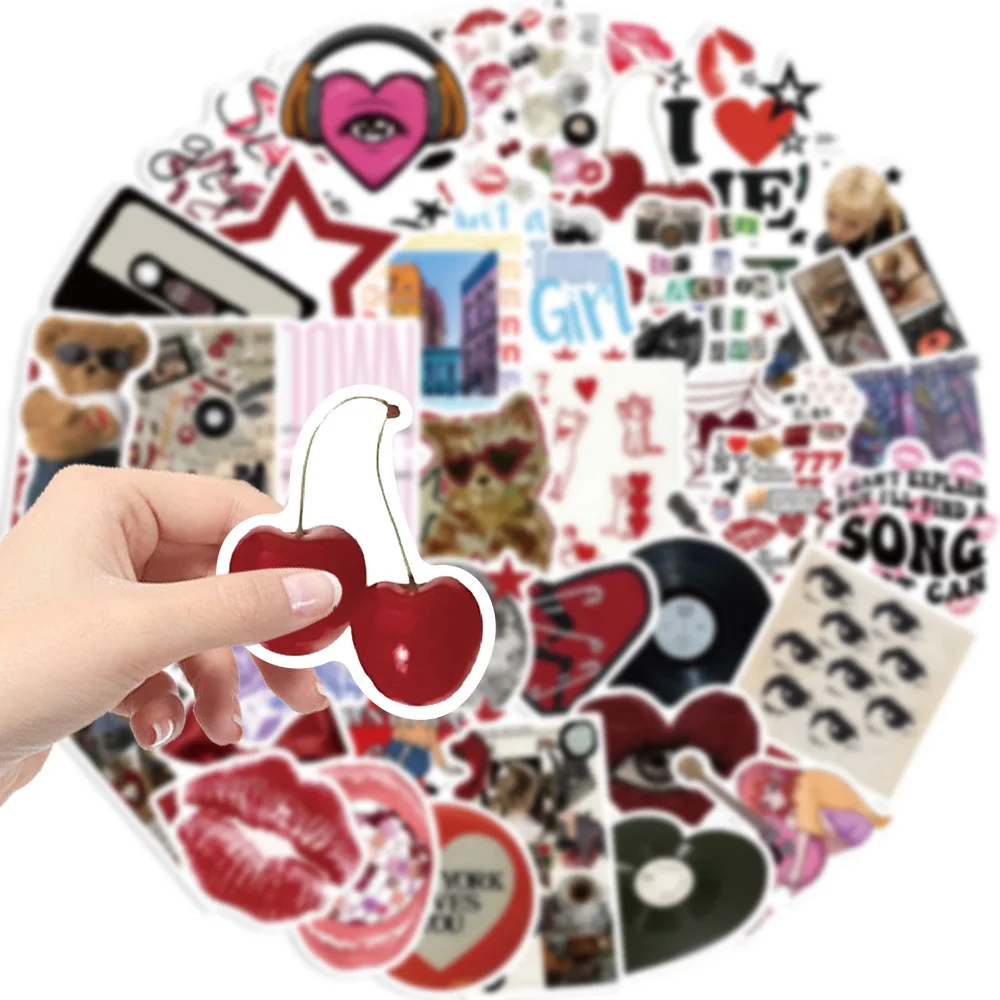 50pcs Downtown Girls Aesthetic Y2K Graffiti Stickers DIY Phone Guitar Laptop Notebook Suitcase Cup Waterproof Sticker Kids Toys 2
