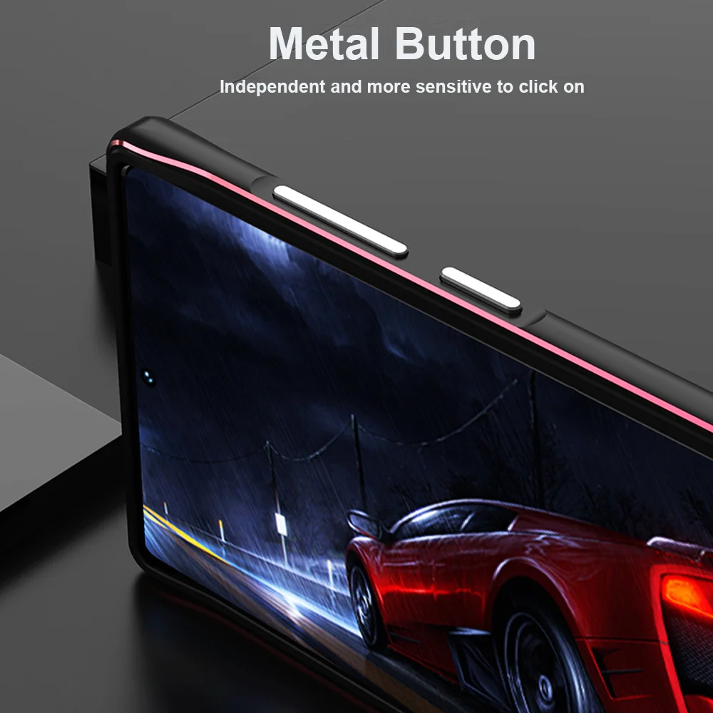 Dropshipping Metal Bumper Aluminum Frame Shockproof Case For Samsung Galaxy S22 Ultra S22Ultra Camera Protector Case Cover Frame