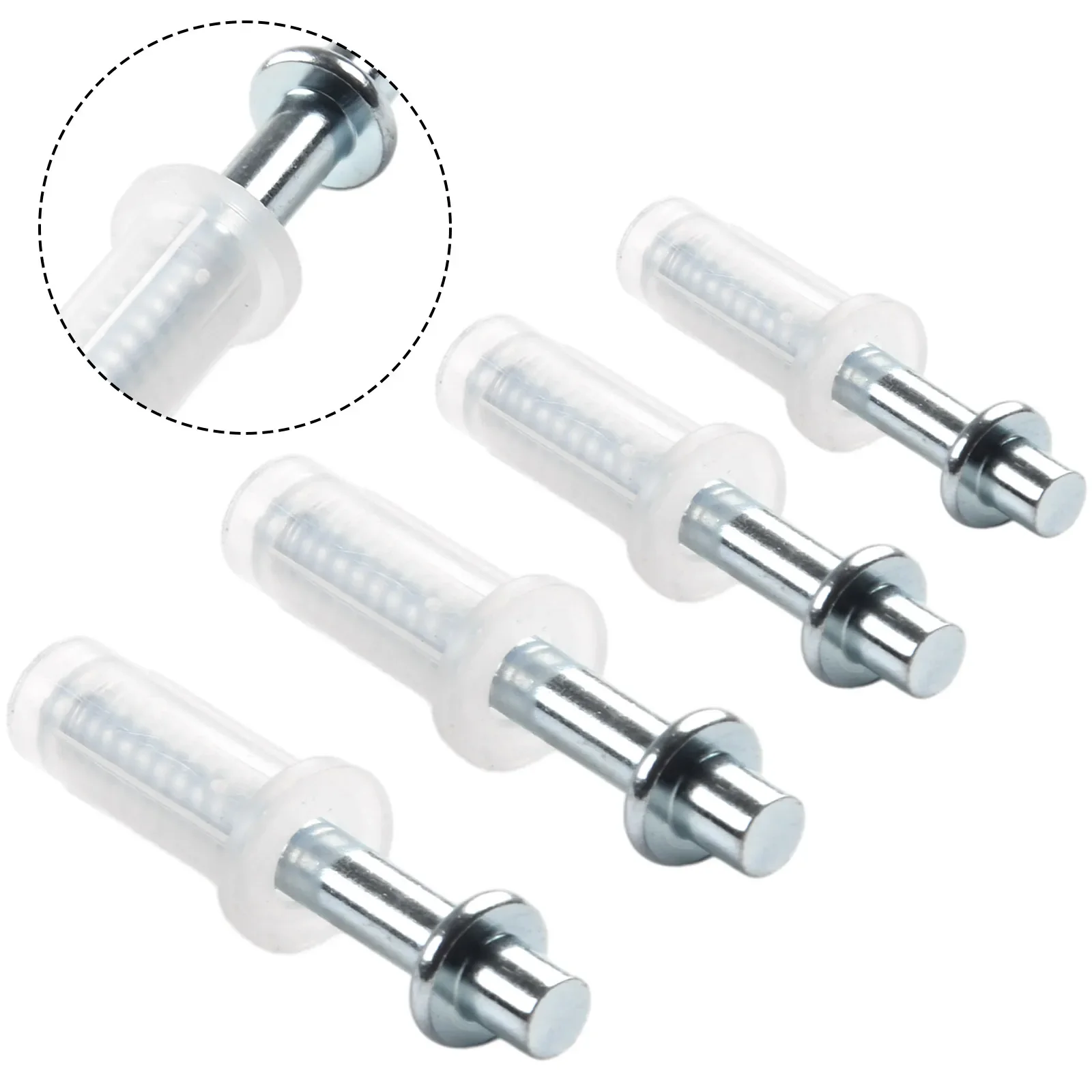 4PCS Bifold Door Top Guide Wheels Plastic For Closets Pantries Laundry Rooms Stainless Steel Bifold Door Top Pivot Hinge
