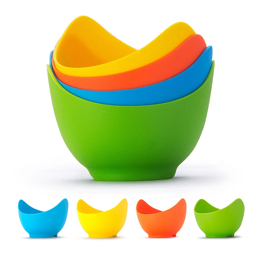 Silicone Egg Steamer High Temperature Non-toxic Home Gadgets Cooking Egg Mold Microwave Ovens Baking Kitchen Gadgets Smart