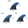 UK2.1 Quad FINS Surfboard Fins UPSURF FUTURE Side Fin Carbon Honeycomb Design Single Tabs Base Surf Fins 4 Pcs Quilhas 6