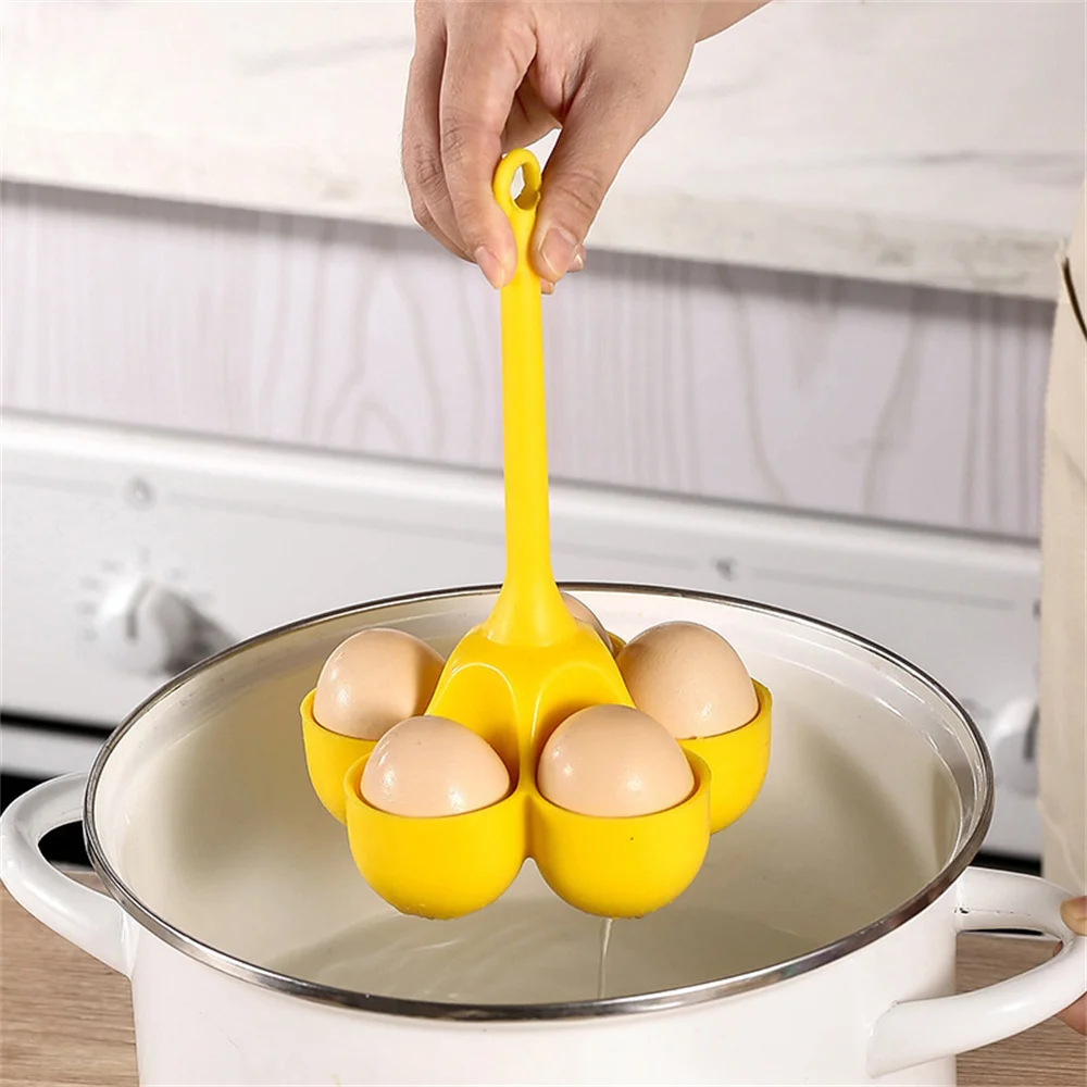 Egg Tray Safe And Compact Modern And Minimalist Multi-functional Silicone Egg Cooker Silicone Boiler Kitchen Tools Durable egg cooker,egg poacher,silicone egg poacher
