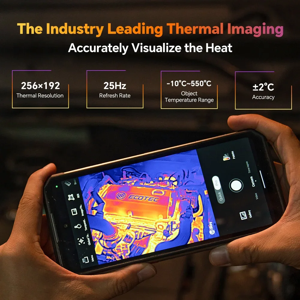 OUKITEL WP21 Ultra Rugged 5G Smartphones Octa Core 12GB+256GB 6.78Inch FHD Android 12 Mobile Phone 9800mAh 66W Fast Charging NFC