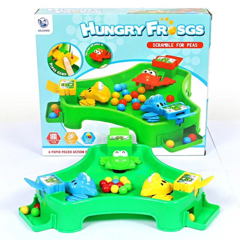 Children's Fun Toy Frog Eat Bean Crazy Greedy Little Frog Eat Bean Ball Bean Girl Parent-Child Boy 5