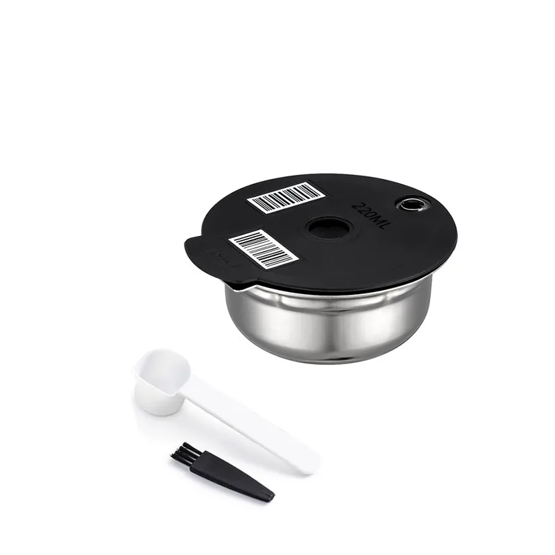 RECAFIMIL Wiederverwendbare Tassimo Pads 200ml nachfüllbare Edelstahl Tassimo Kaffeepads mit