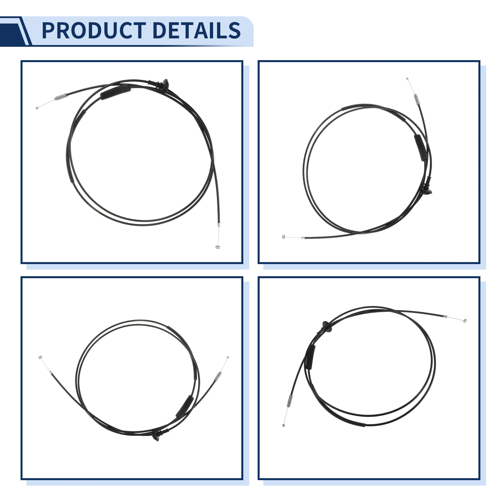 Lexus ES300h 2013-2018 No.5363033180용 UXCELL 후드 래치 릴리스 케이블 1개