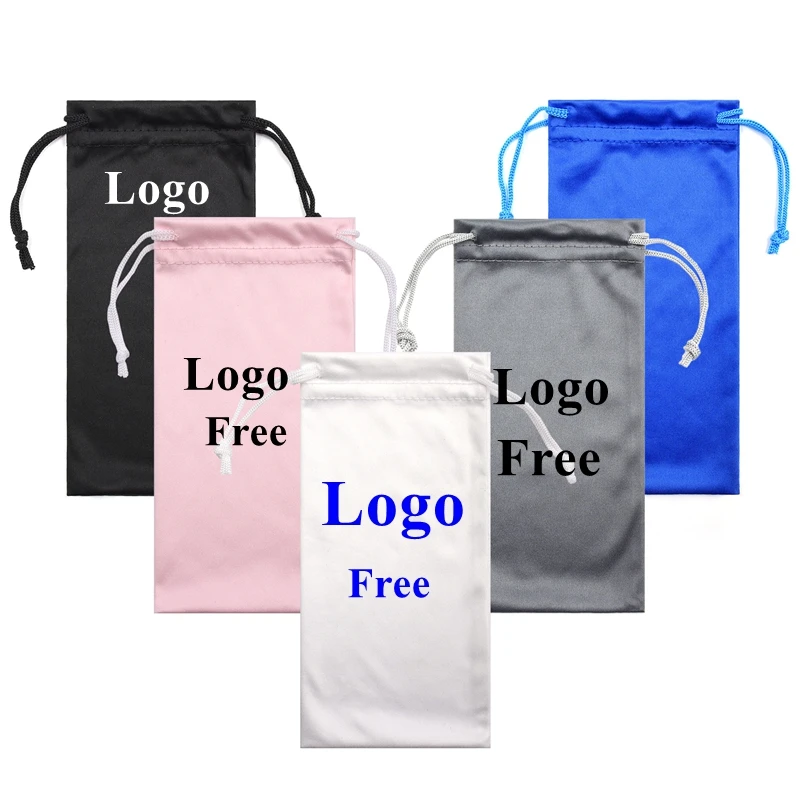 20 30 50 100pcs 사용자 정의 Logo18x9cm 맞춤형 안경 핸드폰 가방 케이..