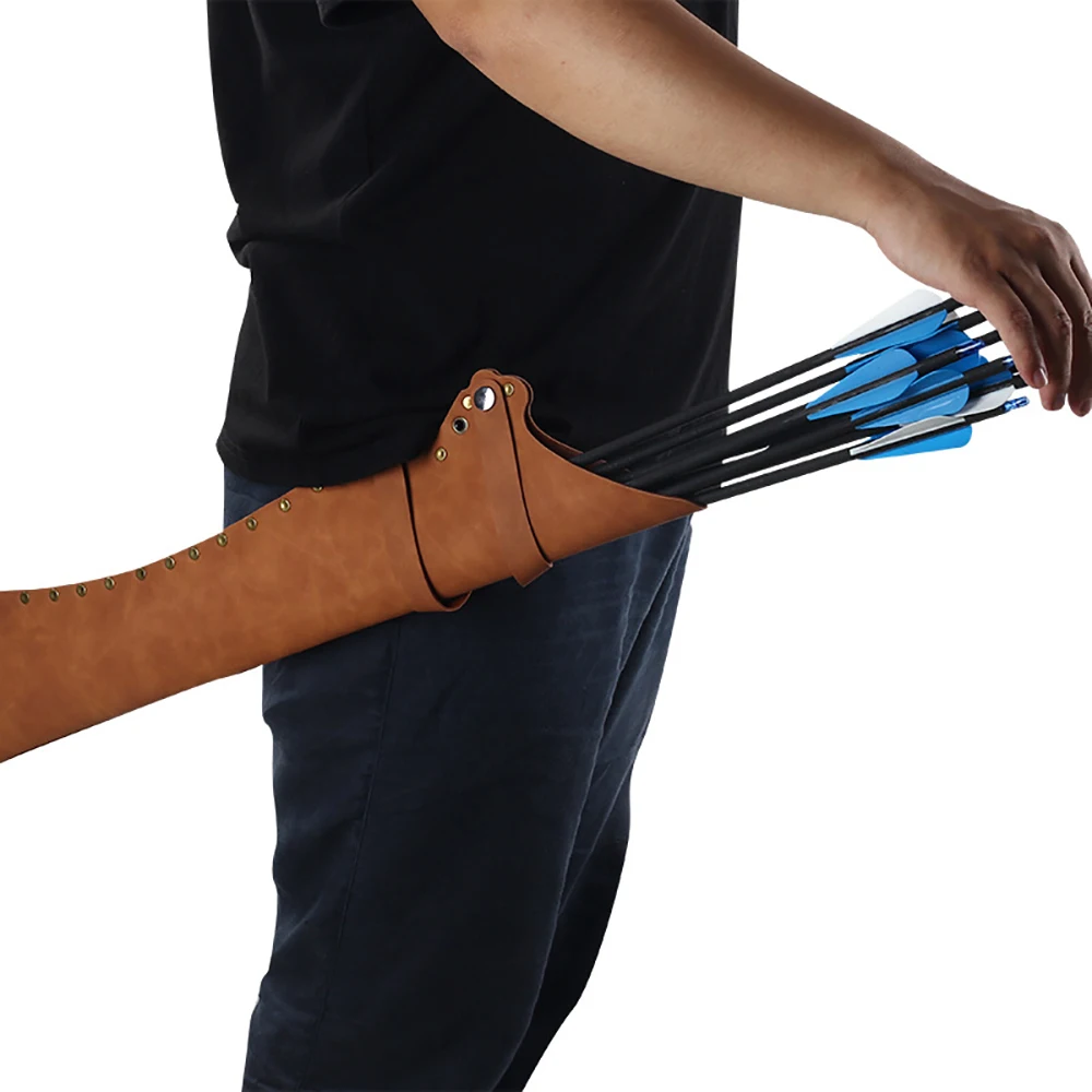 Attrezzatura per frecce da caccia per tiro con l'arco Faretra per arco e frecce per tiro e caccia Accessori Sport all'aria aperta 61 cm - immagine 5