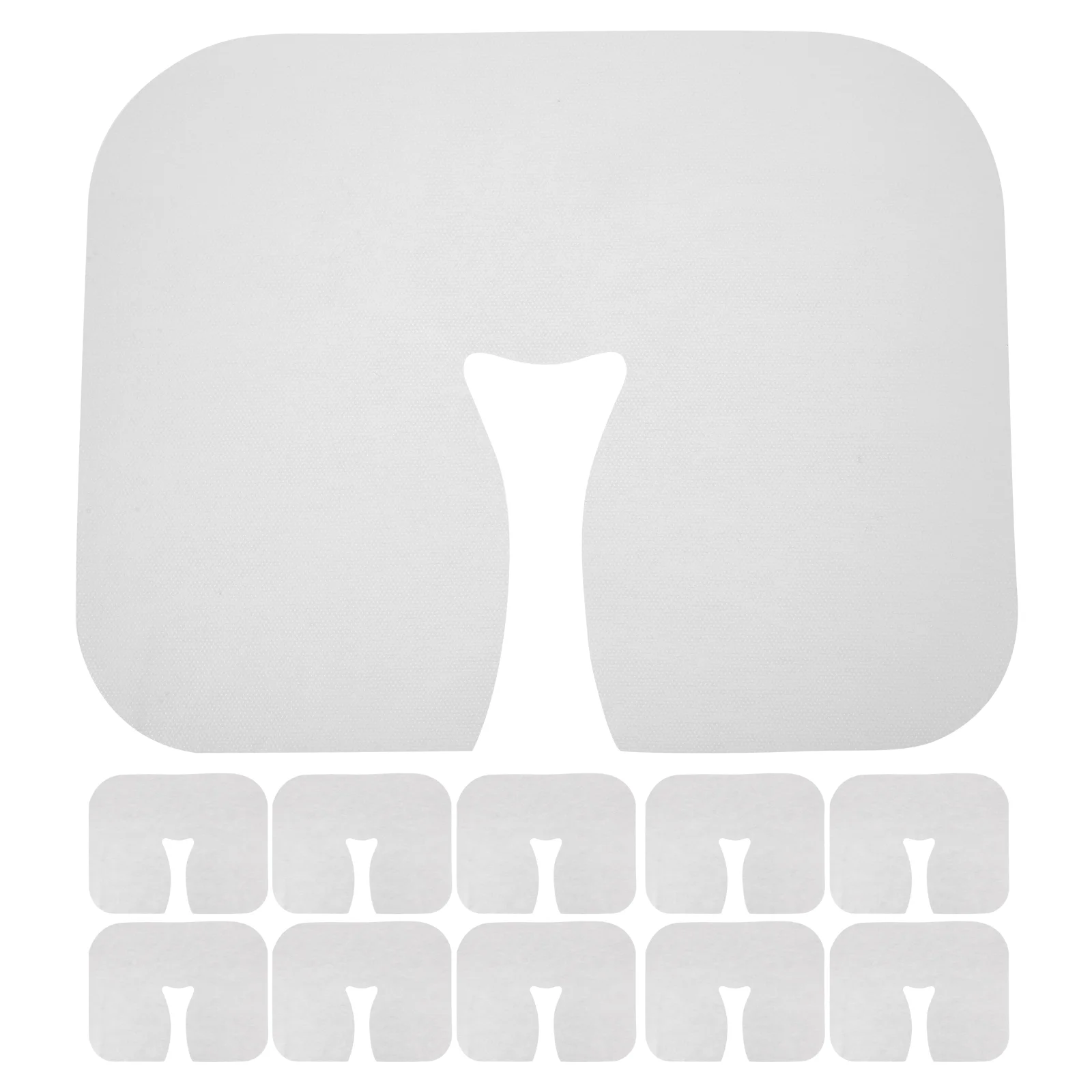

400 Pcs Disposable Lying Pillow Case Covers Face Massage Bed Hole Beauty Headrest Pads Breathable Cradle Mats Salon Sheet