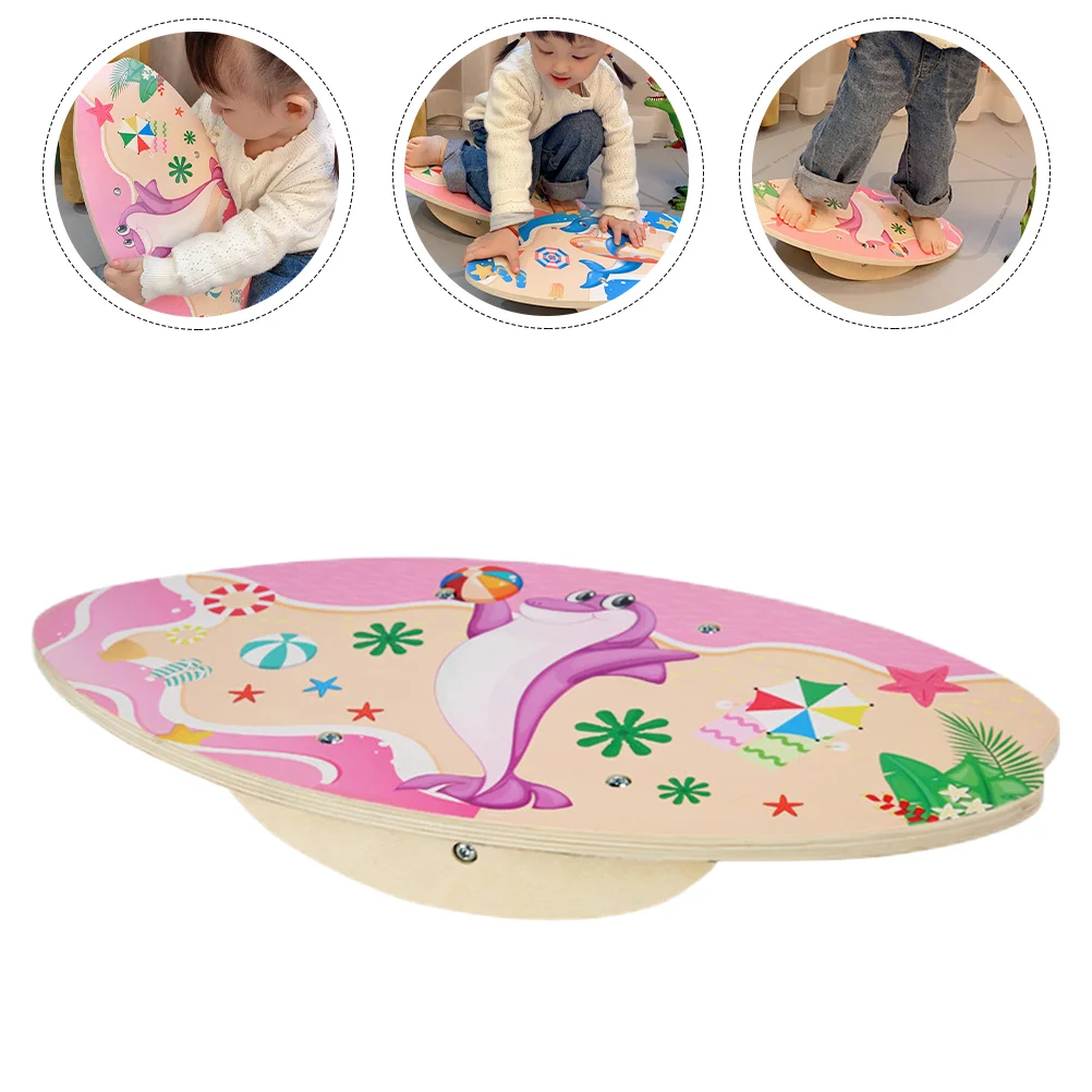 

Children’s Toys Children's Play Balance Board Toddler Wooden Kids Plaything Portable Balancing Seesaw Beam