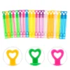 Colorful Mini Bubble Wand Soap Empty Bottle Heart Wand Empty Tube Kids Birthday Party Favors Filler Toys Wedding Gifts for Guest 1