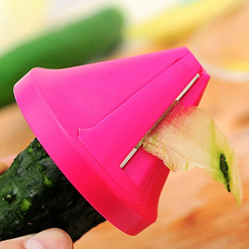 Vegetable Cutter Spiral Funnel Cucumber Carrot Slicer Grater Shredder Tool