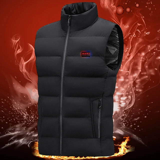 Chaleco calefactable Unisex, chaqueta calefactable de 9 áreas, calentador  corporal, USB, eléctrico, lavable, ropa térmica, Invierno - AliExpress