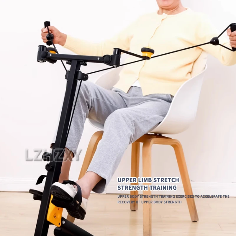 Indoor Mini Fitness Exercise Bike Treadmill Vertical Rehabilitation Bicycle Handrail Cycling Stepper Leg Pedal Trainer indoor exercise bike