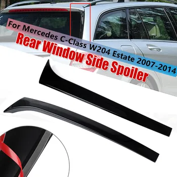 Auto Lunotto Laterale Posteriore Canard Spoiler Aria Splitter Per Mercedes Classe C W204 Estate 2007-2014 ABS Tronco Spoiler Canard Accessori