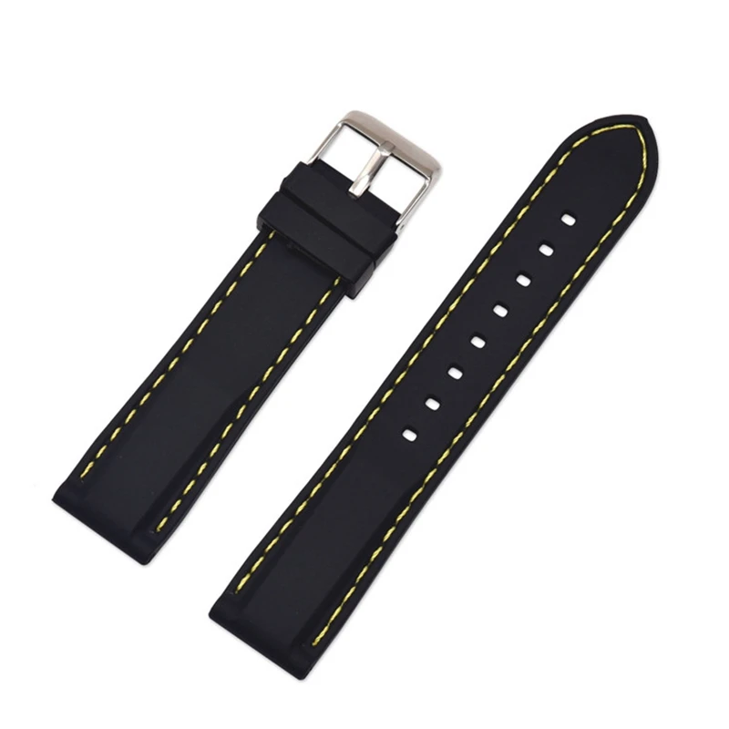 Durable Waterproof Silicone Sport Watch Band Strap - Universal Fit