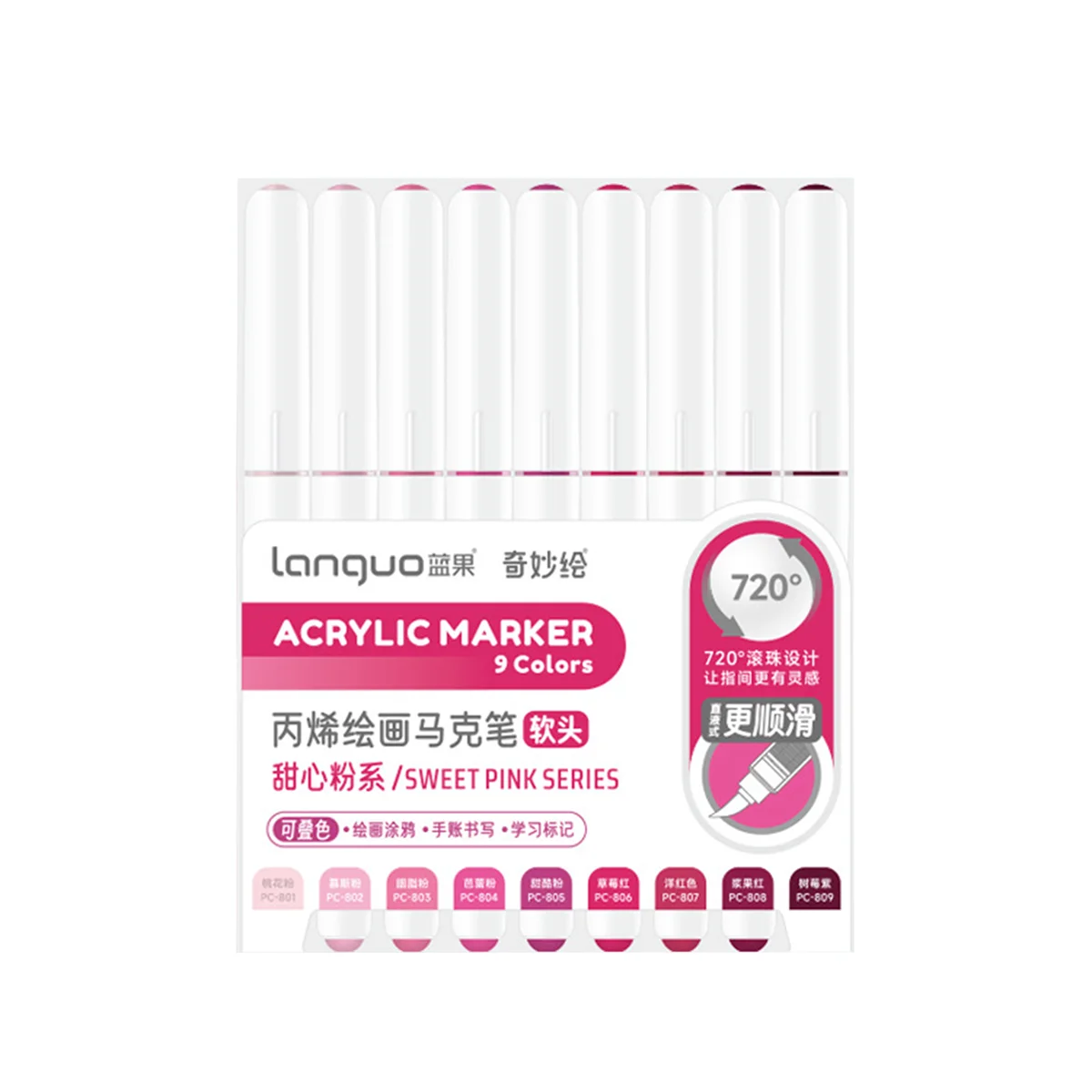 Vibrant Acrylic Paint Marker Set for Creative Art Projects