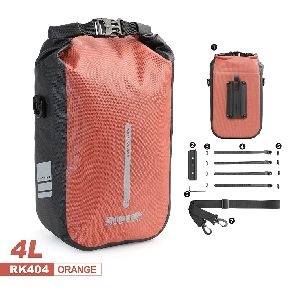 4l/6l自転車用フロントフォークバッグ,防水,バイク,バイク