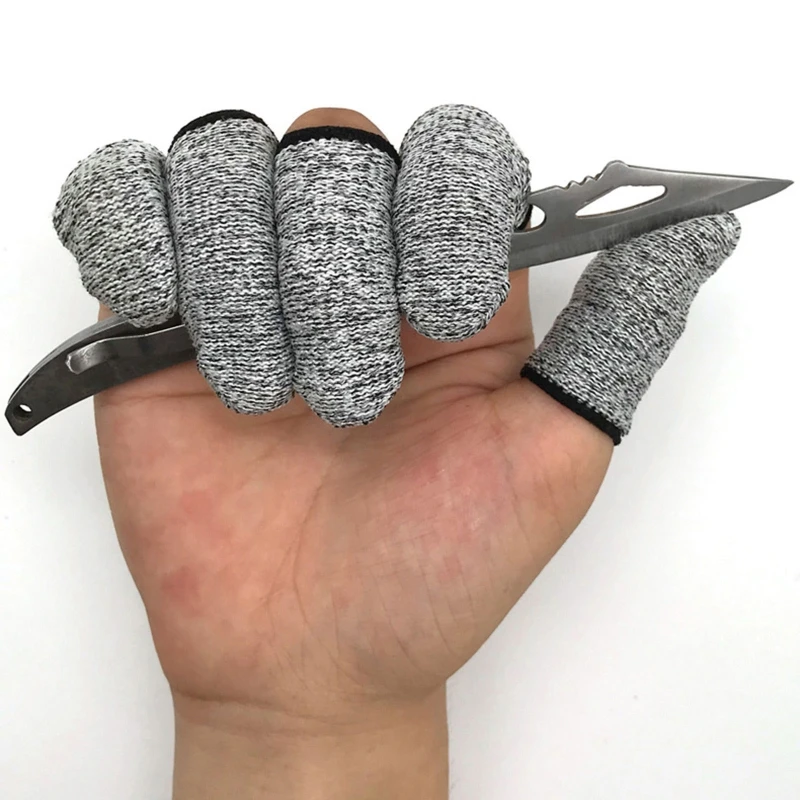 Finger Cots Cut Resistant Protector Finger Covers 10PCS for Cuts Gloves Life Extender Cut Resistant Protectors