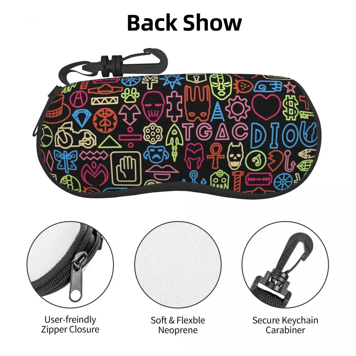 Adventure Glasses Case Fashion Japan Anime Manga Reading Storage Box Ultra Eye Contacts Case