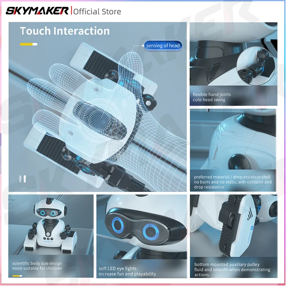 JJRC R22 RC Robot Sensing CADY WIDA Intelligent Toy Programing Education Music Dance Robots Auto Follow Gesture Control Toys 2