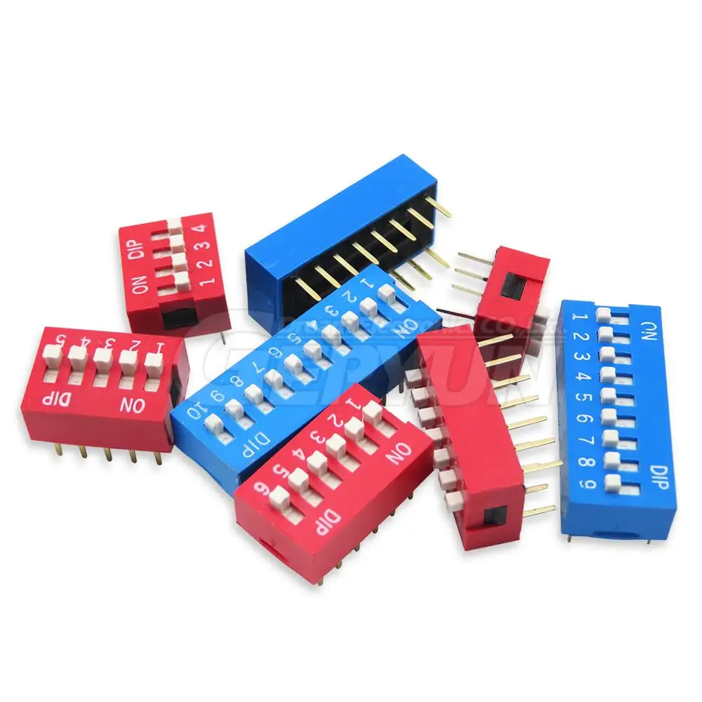 Enhanced Slide-Type Toggle Switch Module | Multi-Bit Positioning | Assorted Colors