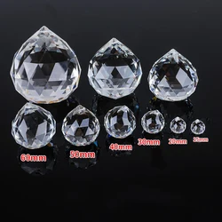 20MM/30MM/40MM 1 Piece k9 Prism Glass Lamp Hanging Ball Glass Faceted Ball Chandelier Trimmings Suspension for Door Curtains