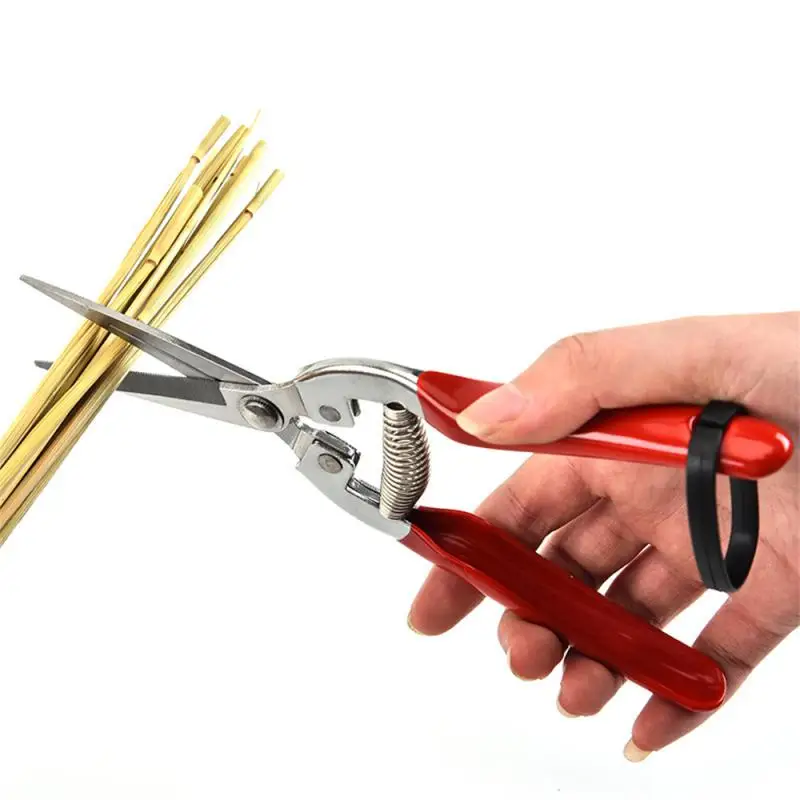 

Gardening Hand Pruner Garden Scissors Pruning Shears Micro-Tip Pruning Snips Leaf Trimmer Straight Florist Scissor For Plants