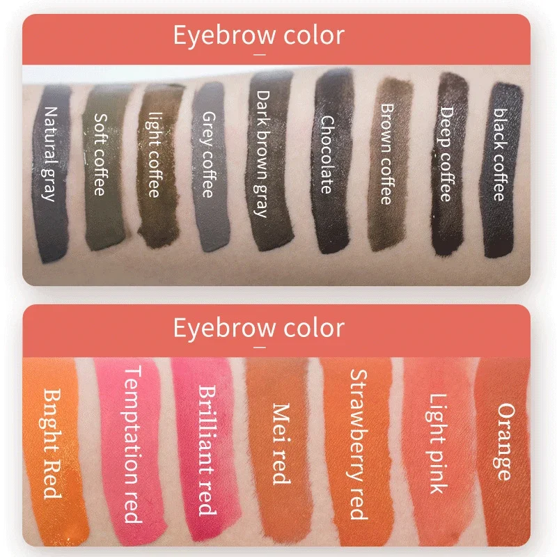 8ml Tattoo Ink Microblading Permanent Makeup Pigment Paint for Semi Permanent Eyebrows Eyeliner Lips Tattoo Supplies tattoo ink tattoo ink pigment