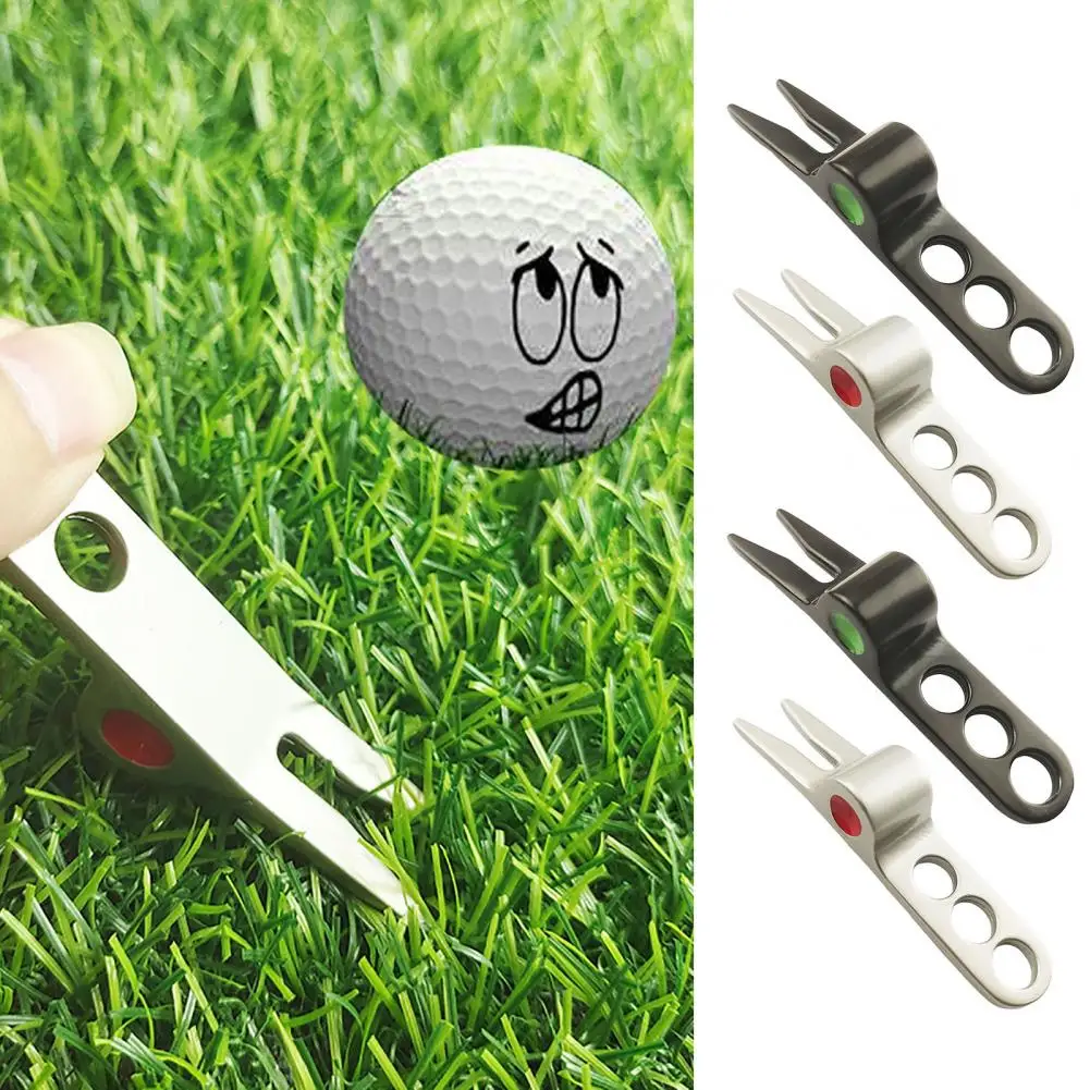 

Golf Ball Fork Pointed Head Thick Stainless Anti-deformed Dig Golf Pitch Holes Ball Marker Golf Divot Marker Golfs Tool