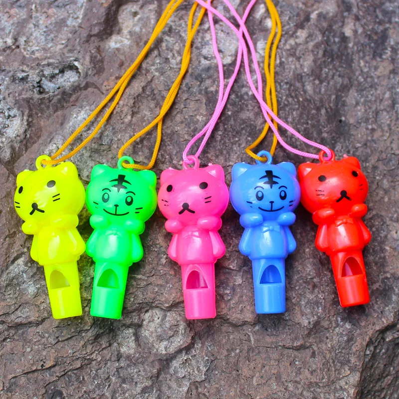 25Pcs Cute Cat Whistles Cheer Up Sports Toys Children Birthday Party Favors Baby Shower Gifts Goodie Bag Pinata Fillers children toys whistle toys