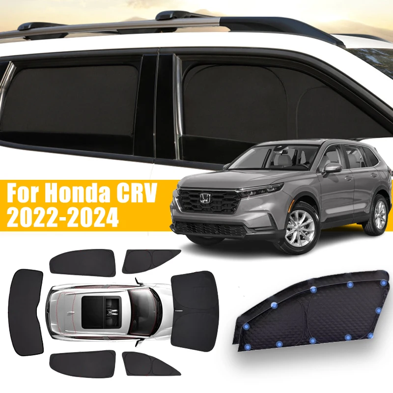 

Anti-UV Car Window Foldable Sunshade For Honda CRV CR-V CR V 2022-2024 RS Breeze 2023 Sun Wind Sunscreen Full Cover Accessories