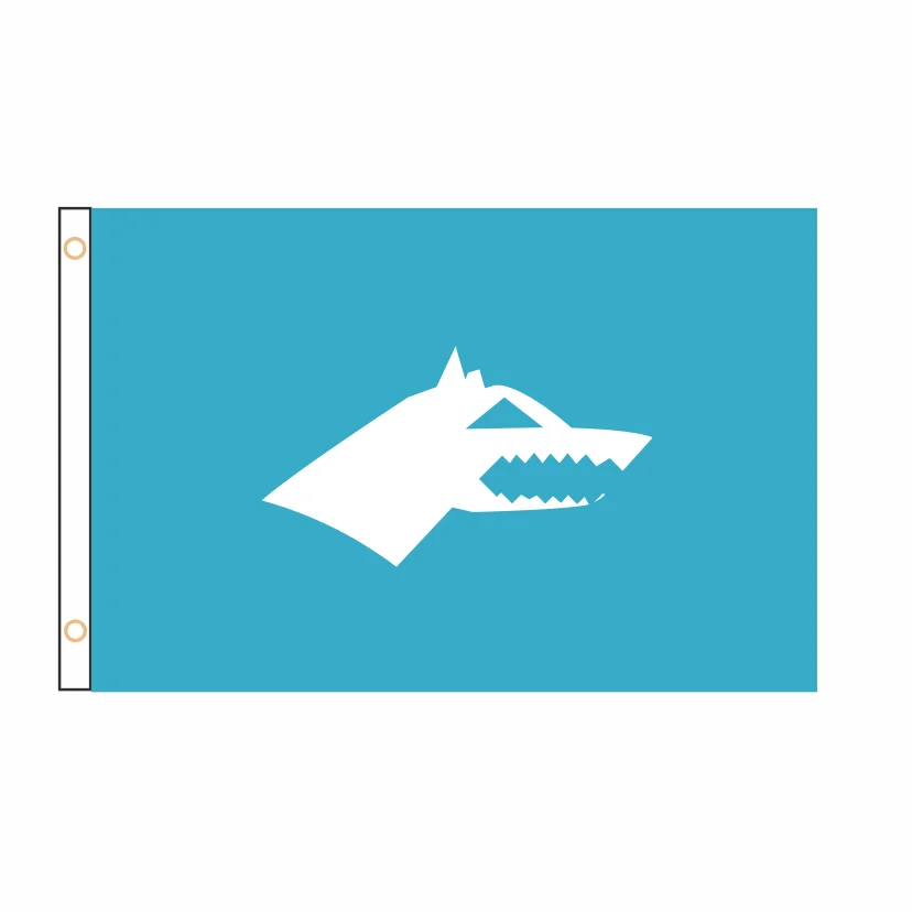 Turkey Grey Wolves Gokturk Flag Banner For Outdoor Decoration 2ft*3ft