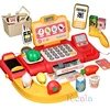 Kids Shopping Cash Register Toys Mini market Receiver Set Simulation Food Calculation Checkout Counter Toy Christmas Gifts 2