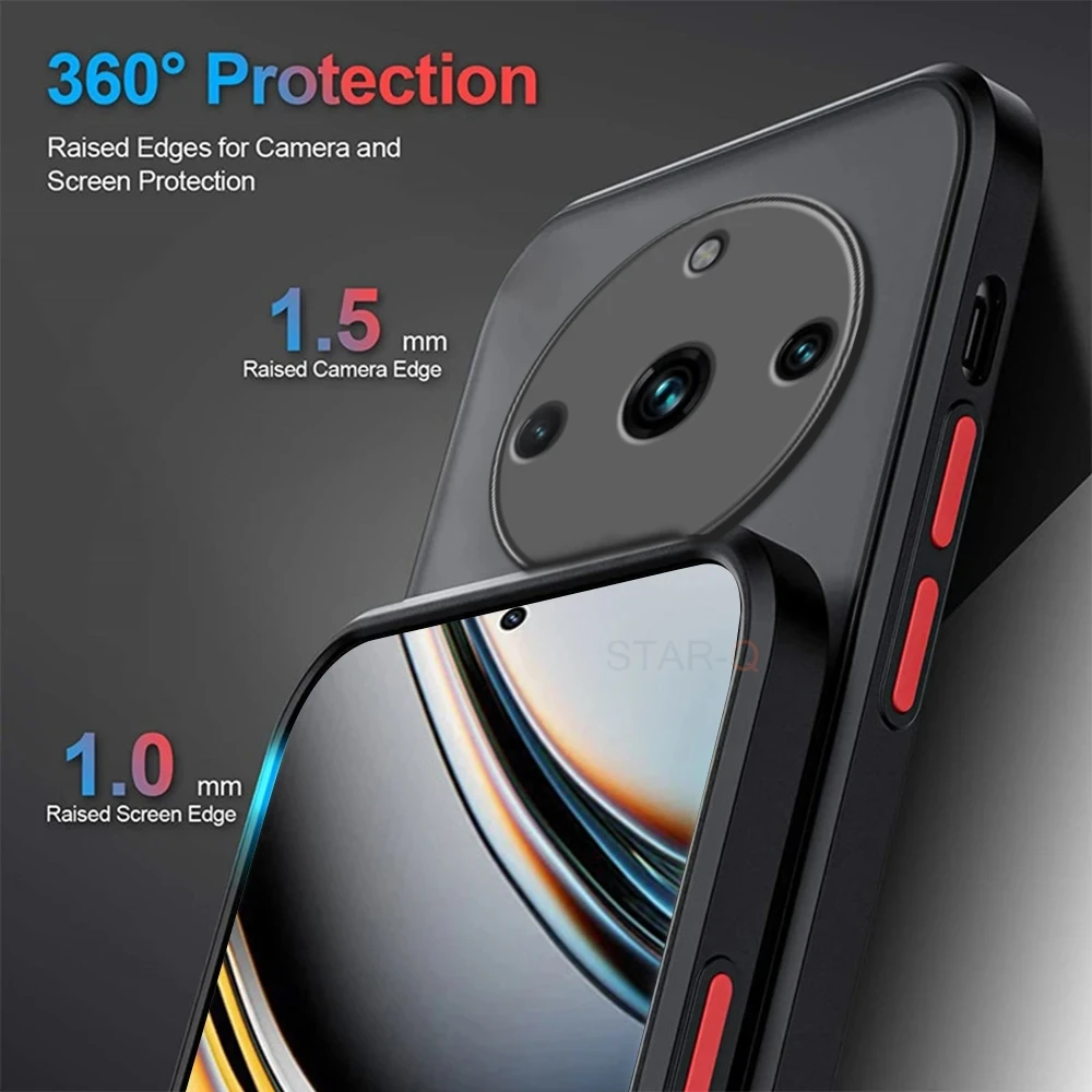 Matte Translucent Hard Case - Silicone Frosted Protective Back Cover