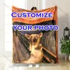 Customized Picture Blankets Add Your Creative Funny Pictures Pet Photos Soft Warm for Adults and Children Luxury Gifts 1