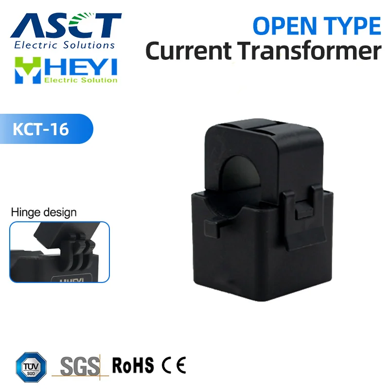 KCT-16 스플릿 코어 변류기 AC 전류 센서 창 크기 ASCT의 CT 클램프 16mm