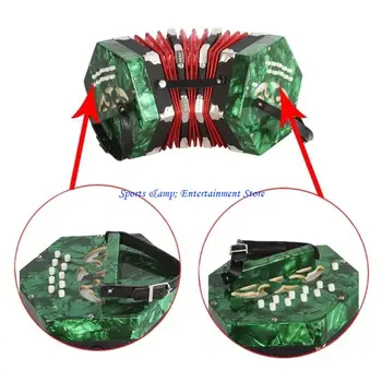 G7NF Hexagon Accordion Lightweight Professional Concertina Accordion Music Instrument