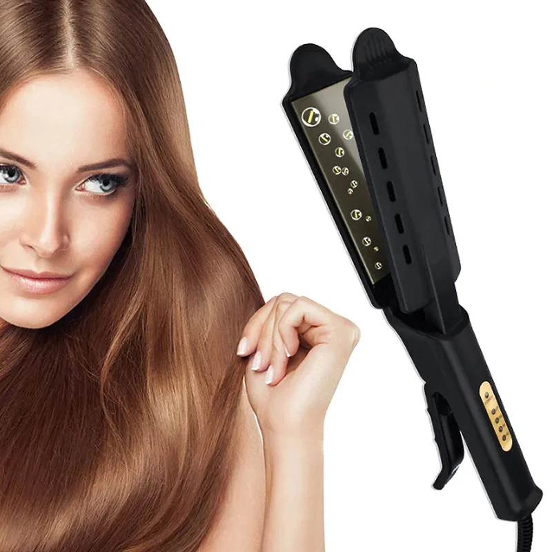 Bestselling Professional Steam Straightener Portable Ceramic Coating Straight Hair Steam Iron Salon Women'S Styling Tool 6