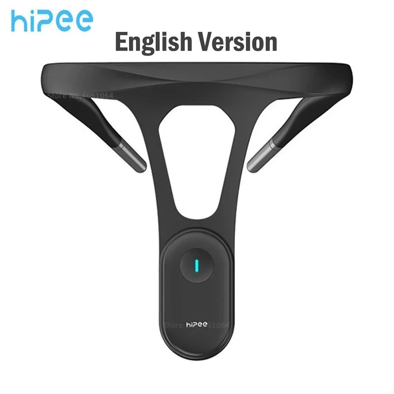 Hipee 스마트 자세 교정기, 실시간 등 자세 교정기, 성인 훈련 모니터링 교정기
