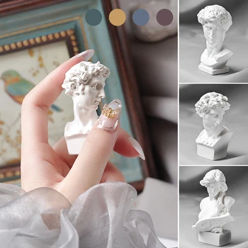 Mini statua artistica per nail art, strumenti per accessori fotografici per unghie, strumento fotografico per visualizzare punte di smalto gel