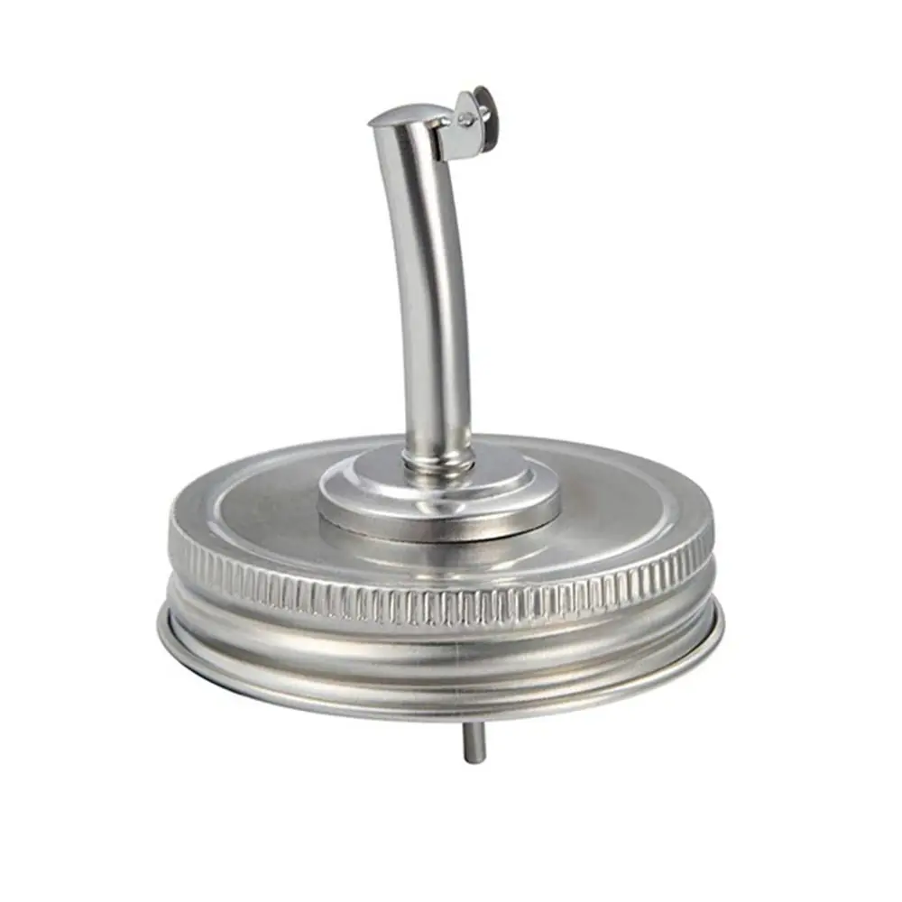 Universal Jar Oil Spout and Fermentation Lid Cover with Airlock