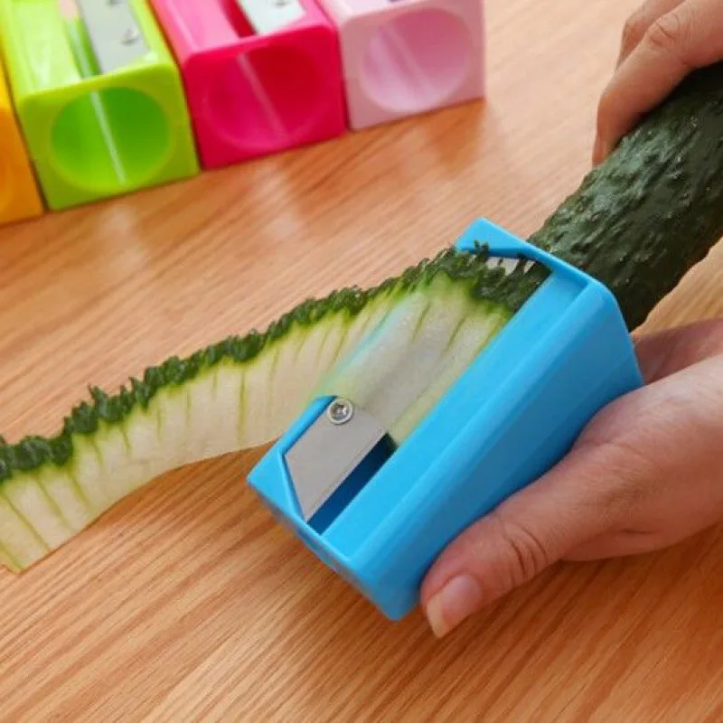 Beauty Tools Cucumber Slicer Knife Carrot Sharpener Peeler Mirror Spiral Vegetable Peeler Gadget Kitchen Accessories vegetable peeler vegetable slicer vegetable cutter food slicer potato slicer