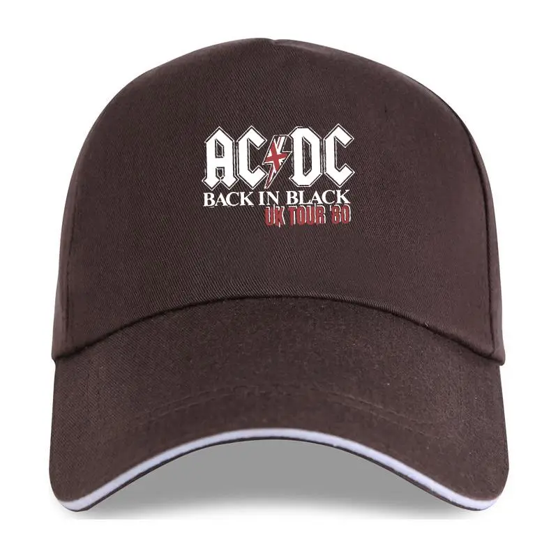 

Новинка 2021 забавная Мужская новинка бейсболка AC _ DC-в черном цвете UK Tour