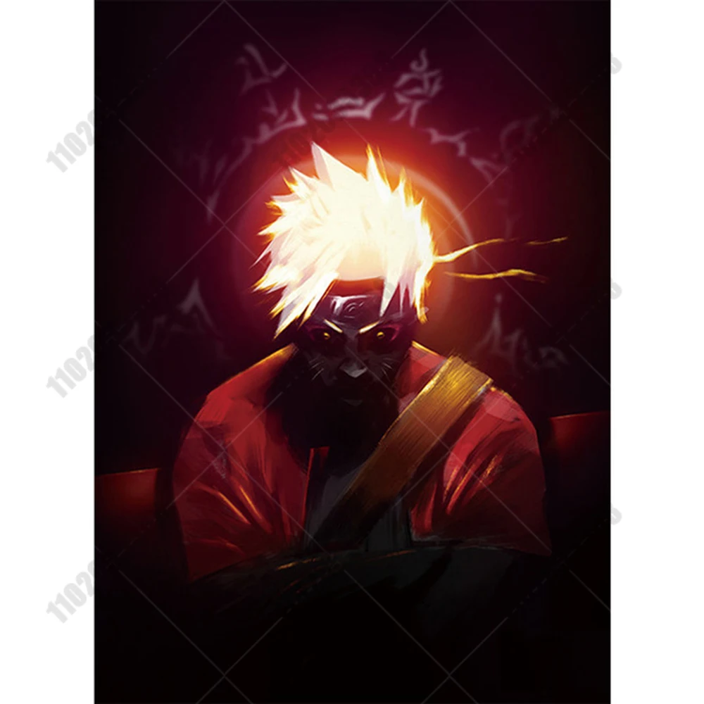 HD 4K Sasuke and Naruto Cool Anime Painting Poster Print Art Wall Canvas  Decor for Bedroom Living Room Wall Pictures 60x90cm : : Home &  Kitchen