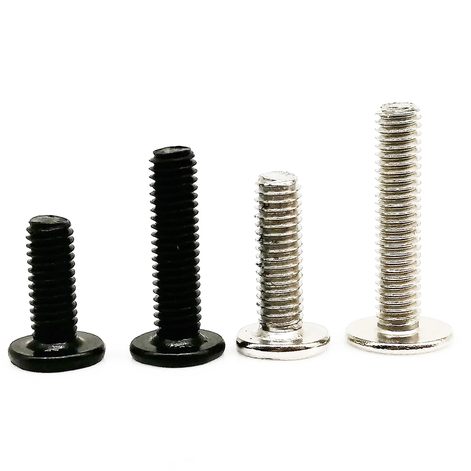 Phillips Flat Screw 50pcs M1.2 M1.4 M1.6 M2 M2.5 M3 M4 Mini Small Ultrathin Wafer for Laptop Notebook Phone Glasses
