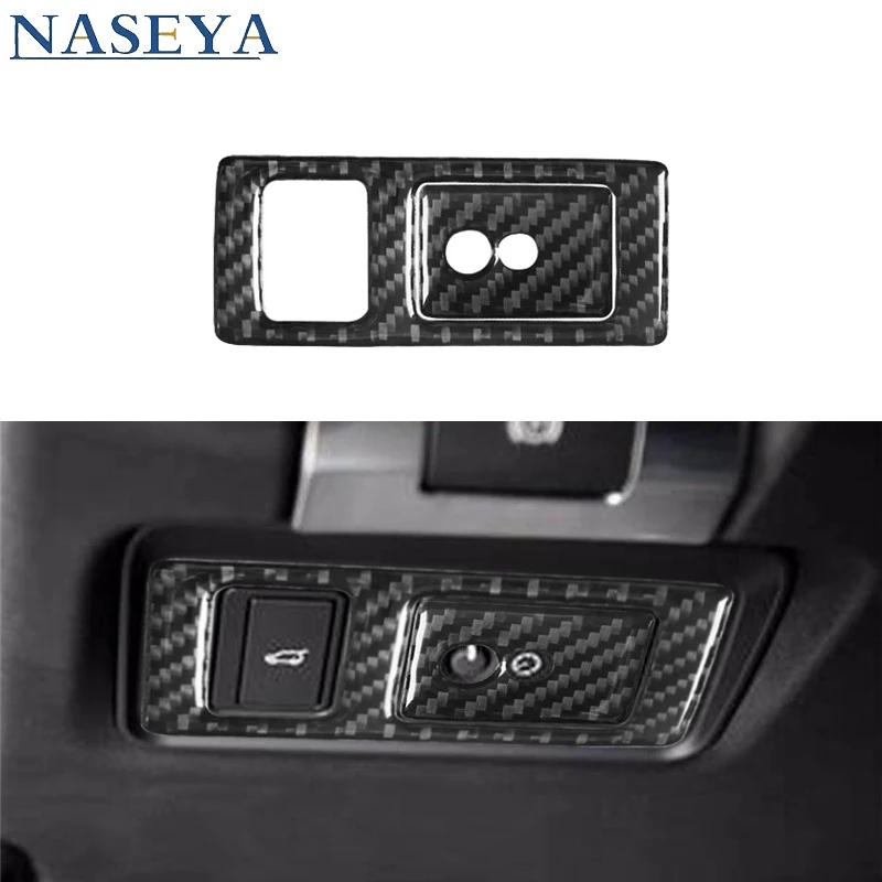 

For Land Rover Discovery Sport 2015-2019 Car Interior Decorative Accessories Carbon Fiber Material Light Control Panel Stickers