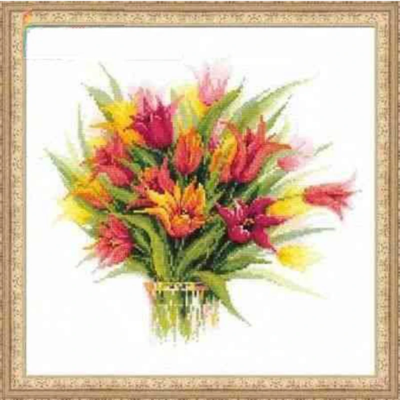 Cross Stitch Kits Embroidery Threads Embroidery Set Needles DIY Christmas Crafts For Adults 6462
